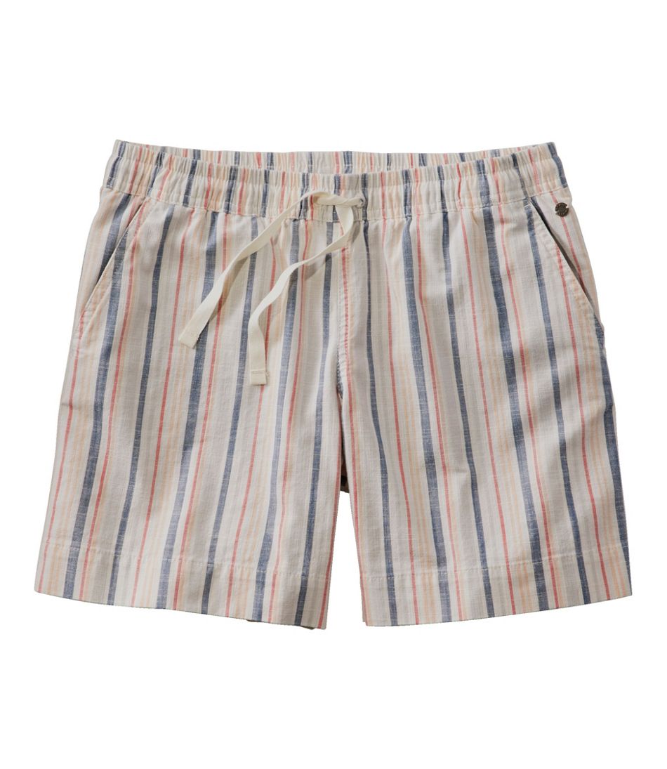 Women's Lakewashed Dock Shorts, Mid-Rise Stripe | Shorts & Skorts at L ...