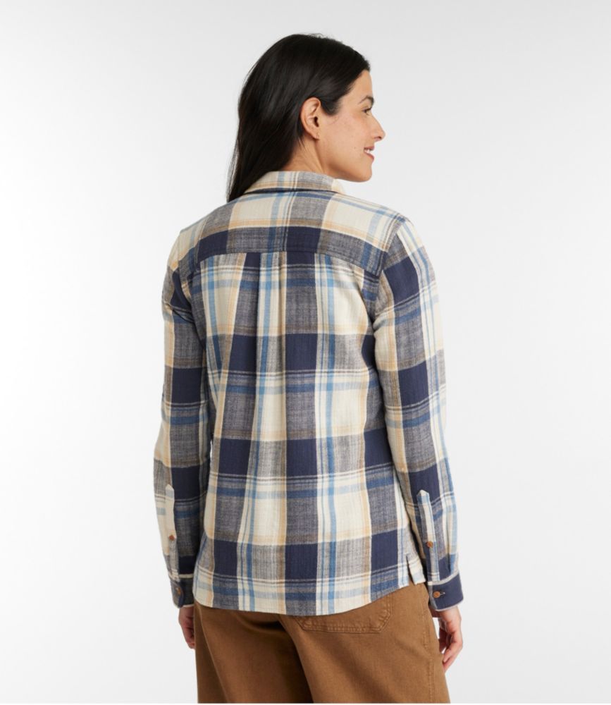 Women's Signature Heritage Textured Flannel Shirt, Plaid, , small image number 2