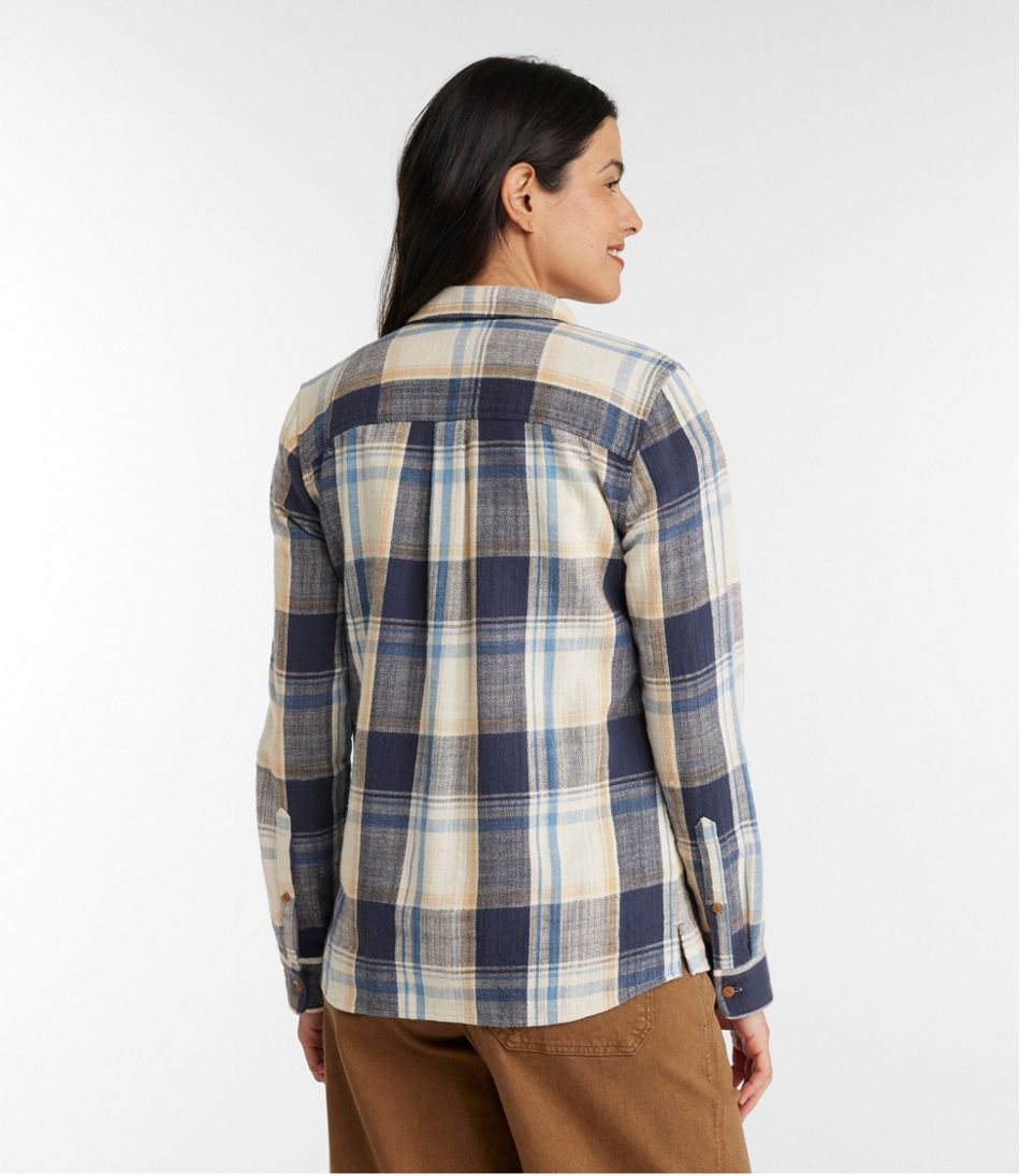 Women's Signature Heritage Textured Flannel Shirt, Plaid | Shirts &  Button-Downs at L.L.Bean