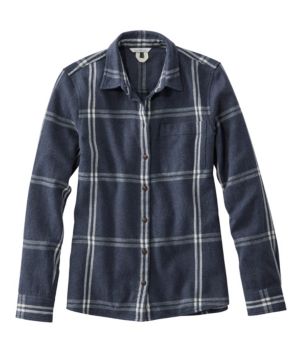 Women's Signature Heritage Textured Flannel Shirt, Plaid