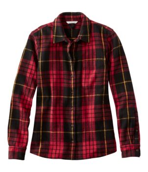 Women's Signature Heritage Textured Flannel Shirt, Plaid