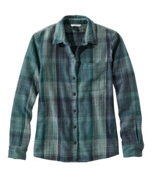 Women's Signature Heritage Textured Flannel Shirt, Plaid