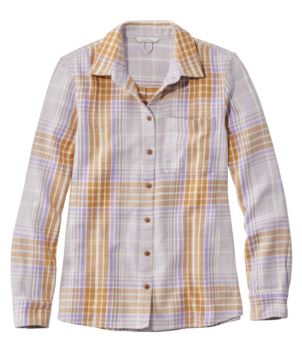 Women's Signature Heritage Textured Flannel Shirt, Plaid
