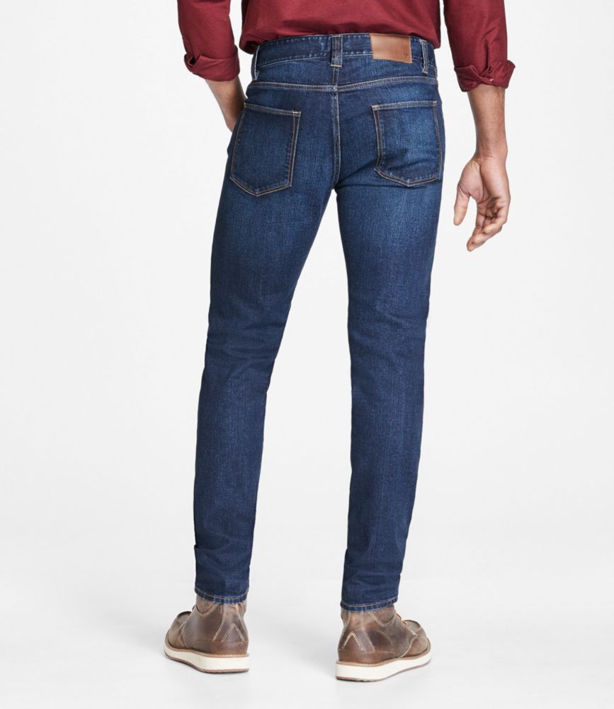 Men's Signature 5Pocket Stretch Jeans, Slim Taper Jeans at L.L.Bean