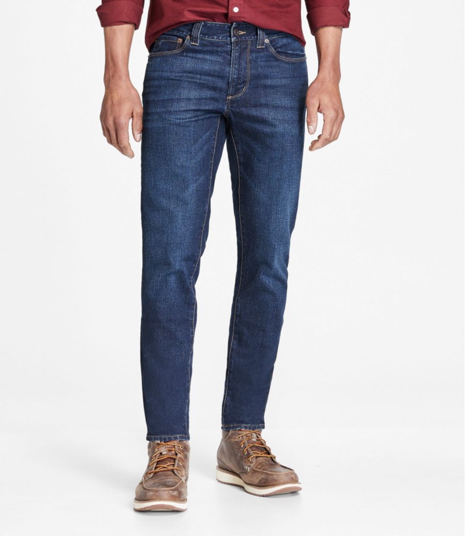 Men's Signature 5-Pocket Stretch Jeans, Slim Taper | Jeans at L.L.Bean