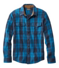 Men's Wicked Good Flannel Shirt, Slightly Fitted