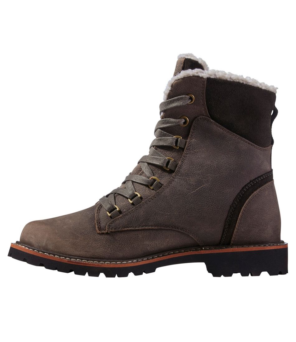 Women's Rugged Cozy Boots, Lace-Up