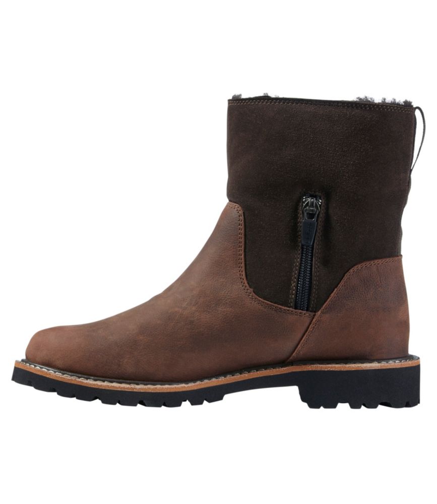 Women's Rugged Cozy Boots, Mid SideZip Boots at L.L.Bean
