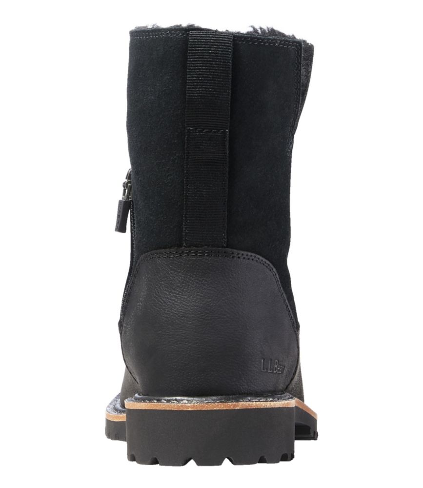 Women's Rugged Cozy Boots, Mid Side-Zip