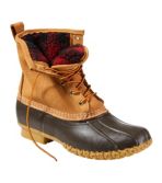 Men's Bean Boots, 8" Fleece-Lined Insulated