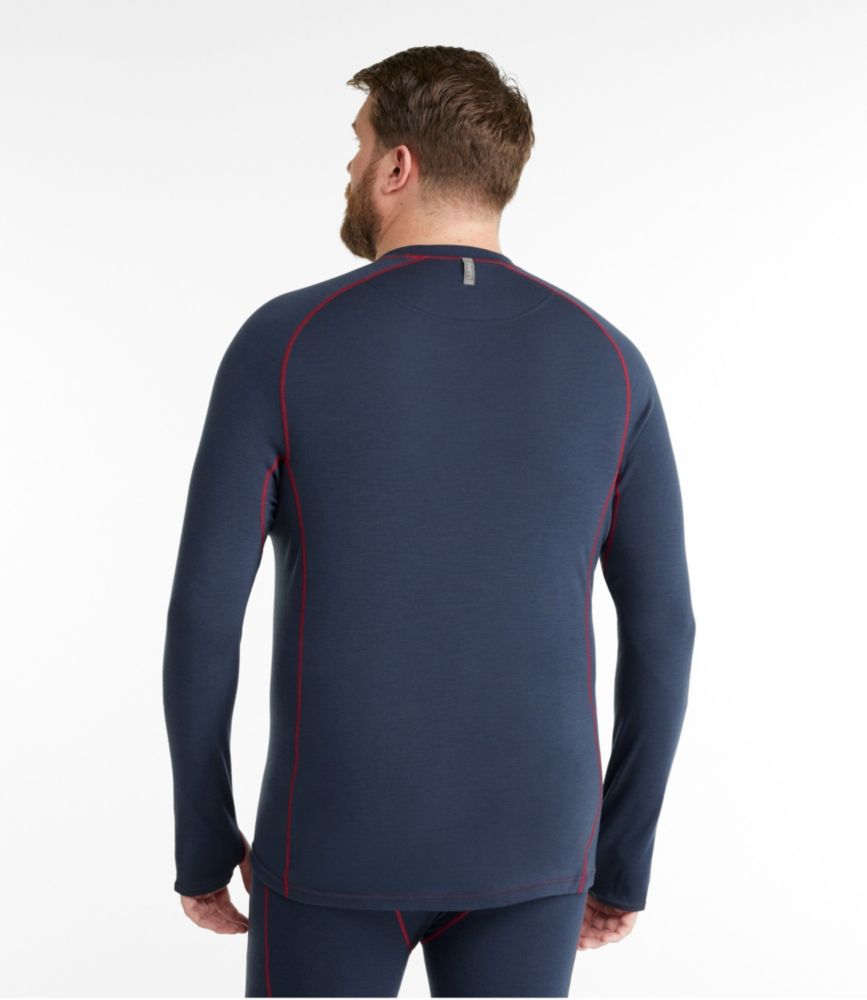 Men's Cresta Wool Midweight 250 Crew Top, Carbon Navy, small image number 5