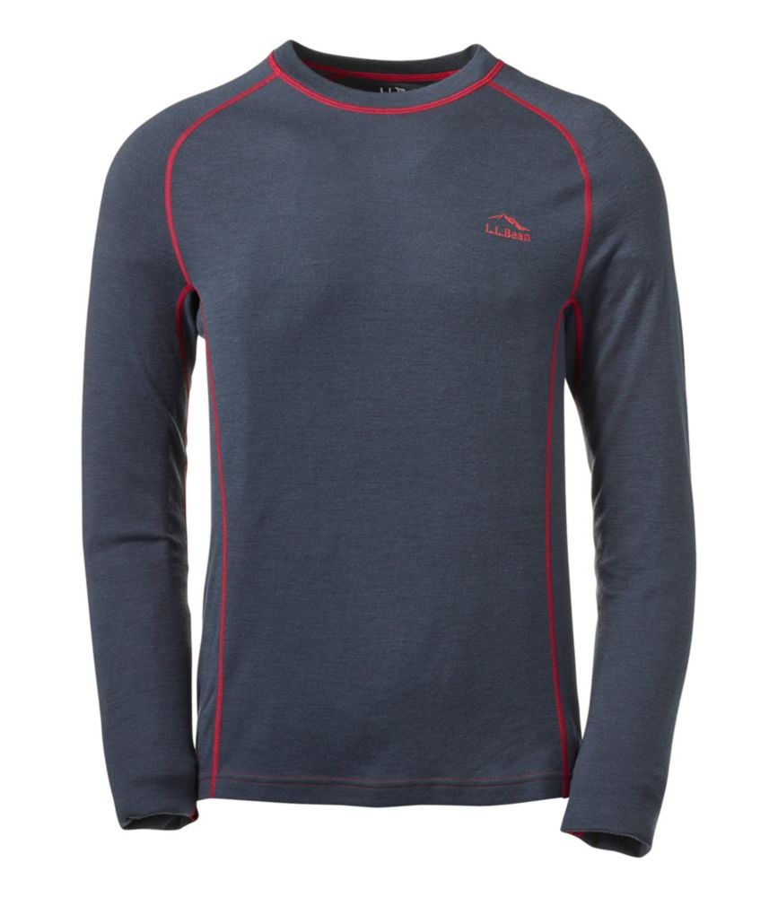 Men's Cresta Wool Midweight 250 Crew Top, Carbon Navy, small image number 1