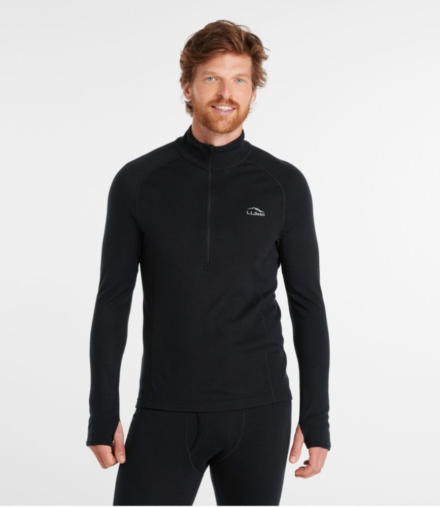 Men's Cresta Midweight 250 Quarter-Zip Top, Carbon Navy, small image number 2