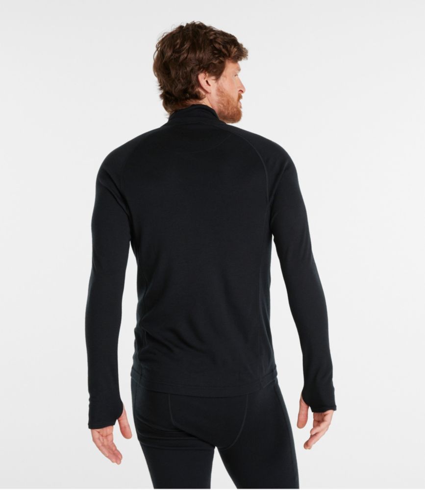 Men's Cresta Midweight 250 Quarter-Zip Top, Carbon Navy, small image number 3