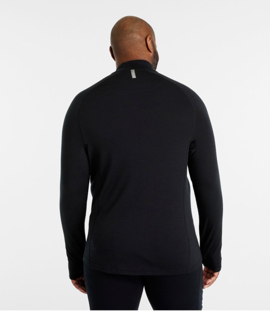 Men's Cresta Midweight 250 Quarter-Zip Top, Carbon Navy, small image number 5