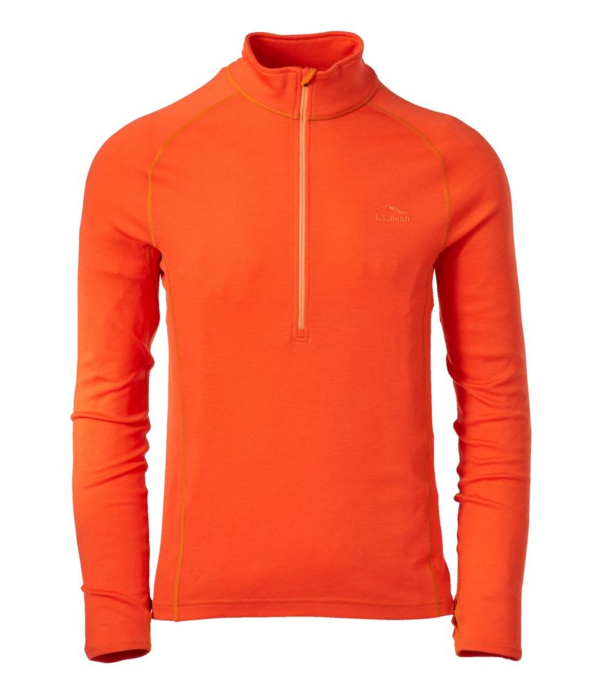 Men's Cresta Midweight 250 Quarter-Zip Top, Orange, small image number 1