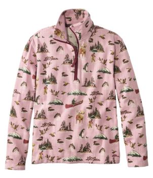 Women's Signature Heritage Textured Flannel Shirt, Quarter-Zip