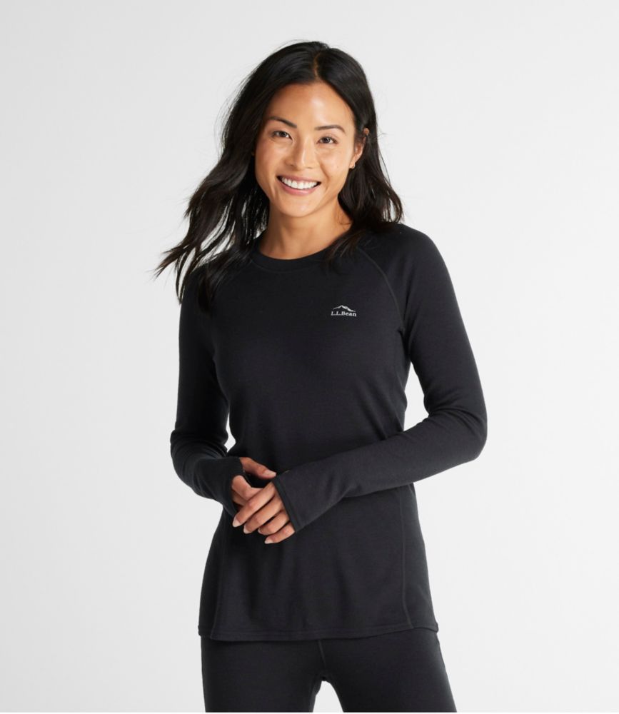 Women's Cresta Midweight 250 Crew Top, Carbon Navy, small image number 2