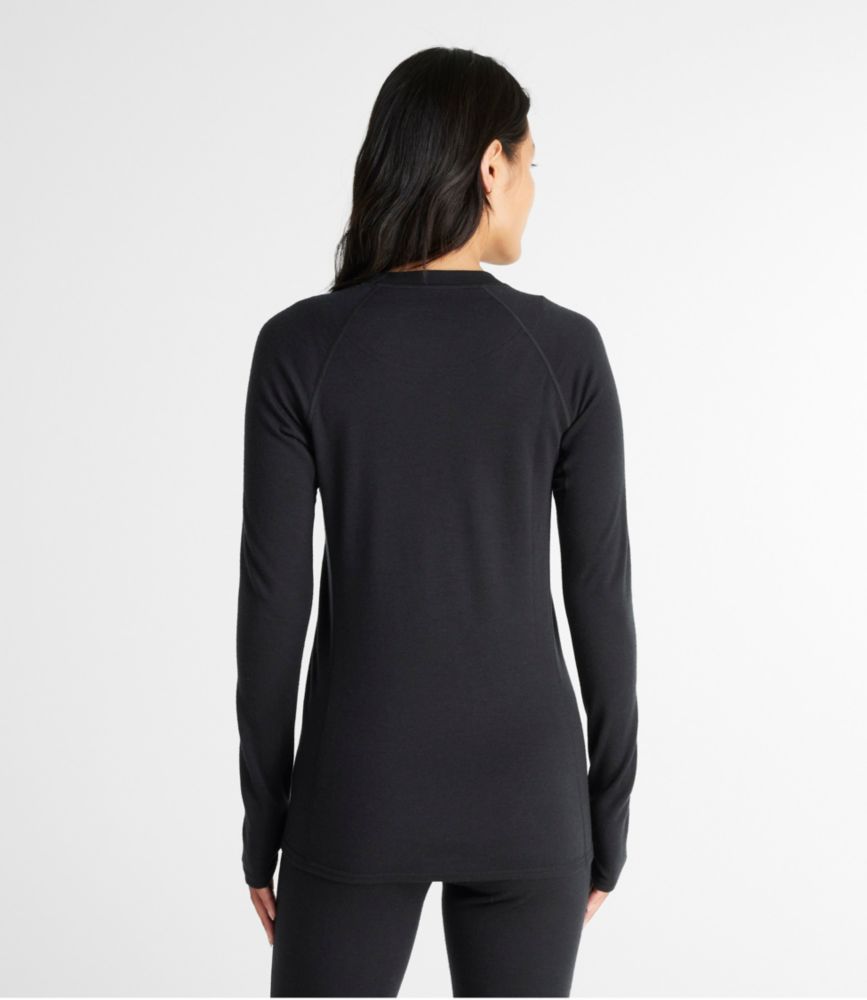 Women's Cresta Midweight 250 Crew Top, Carbon Navy, small image number 3