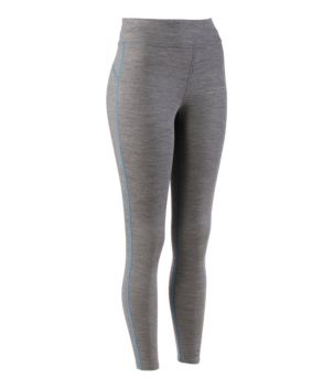 Orvis Womens Midweight High Rise Fleeced Lined Legging (Heather Charcoal,  Large) 