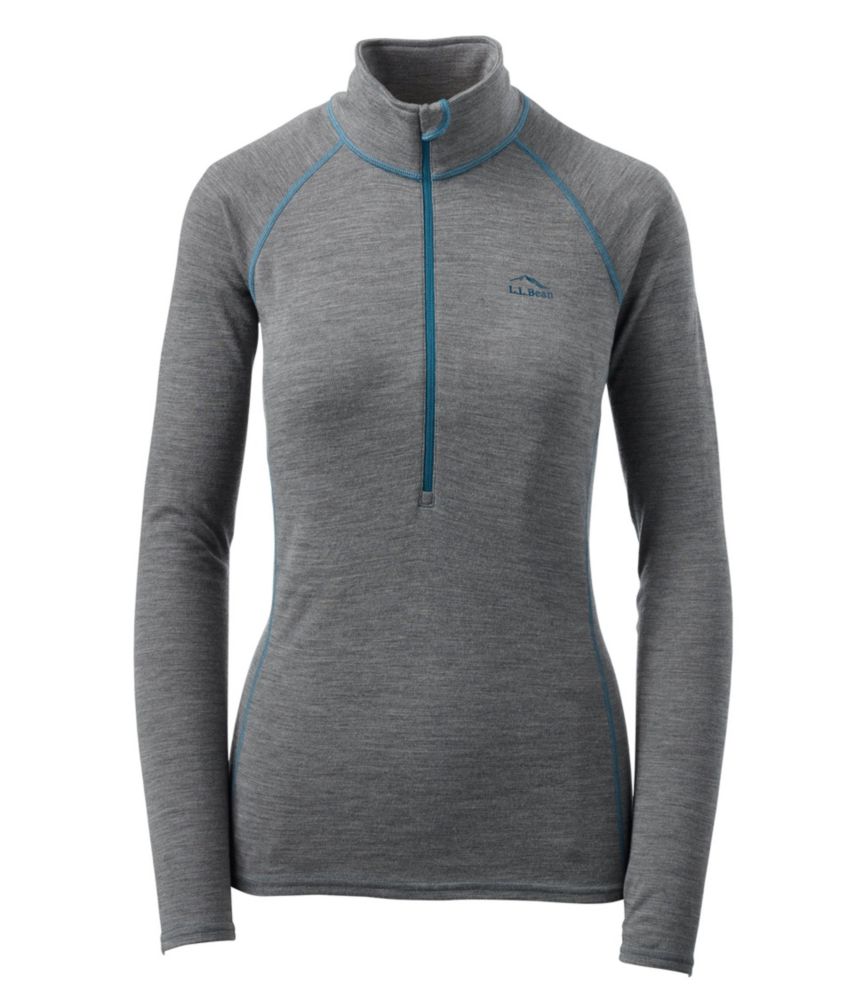 Women's Cresta Midweight 250 T-Zip Top, Graphite Heather, small image number 1