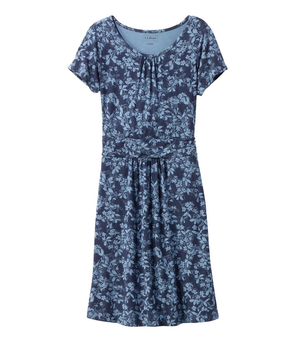 Women's Summer Knit Dress, Scoopneck Print | Dresses & Skirts at L.L.Bean