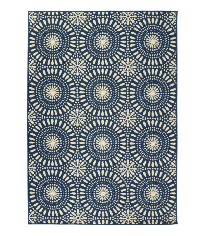 Indoor/Outdoor Sunburst Medallion Rug | Outdoor at L.L.Bean