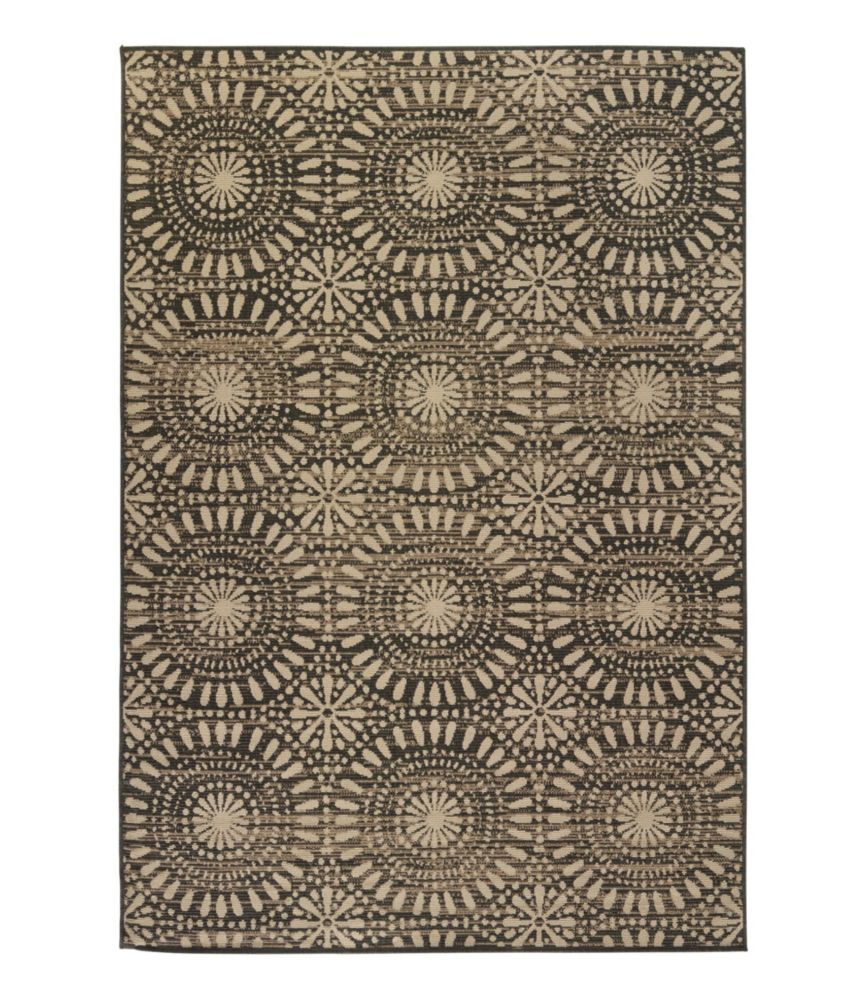 Indoor/Outdoor Sunburst Medallion Rug | Outdoor at L.L.Bean