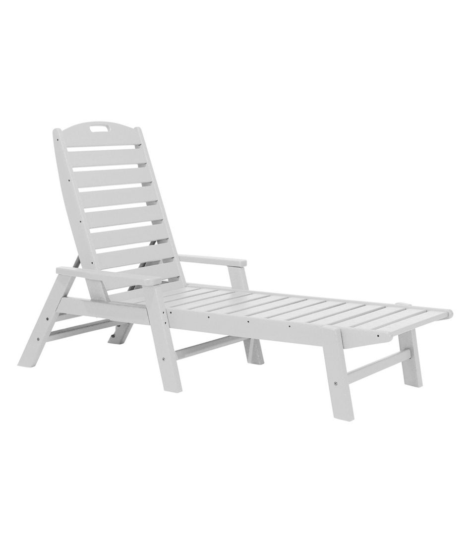 All-Weather Chaise Lounger with Arms