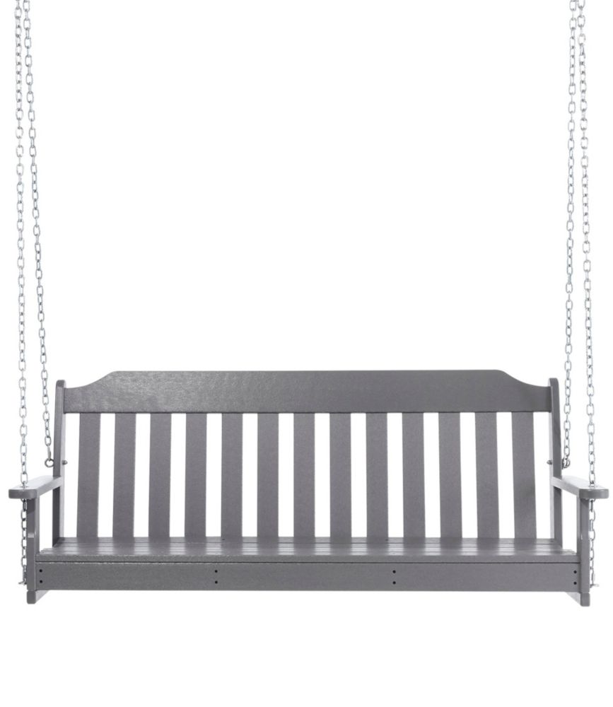 All-Weather 60" Porch Swing, White, small image number 2