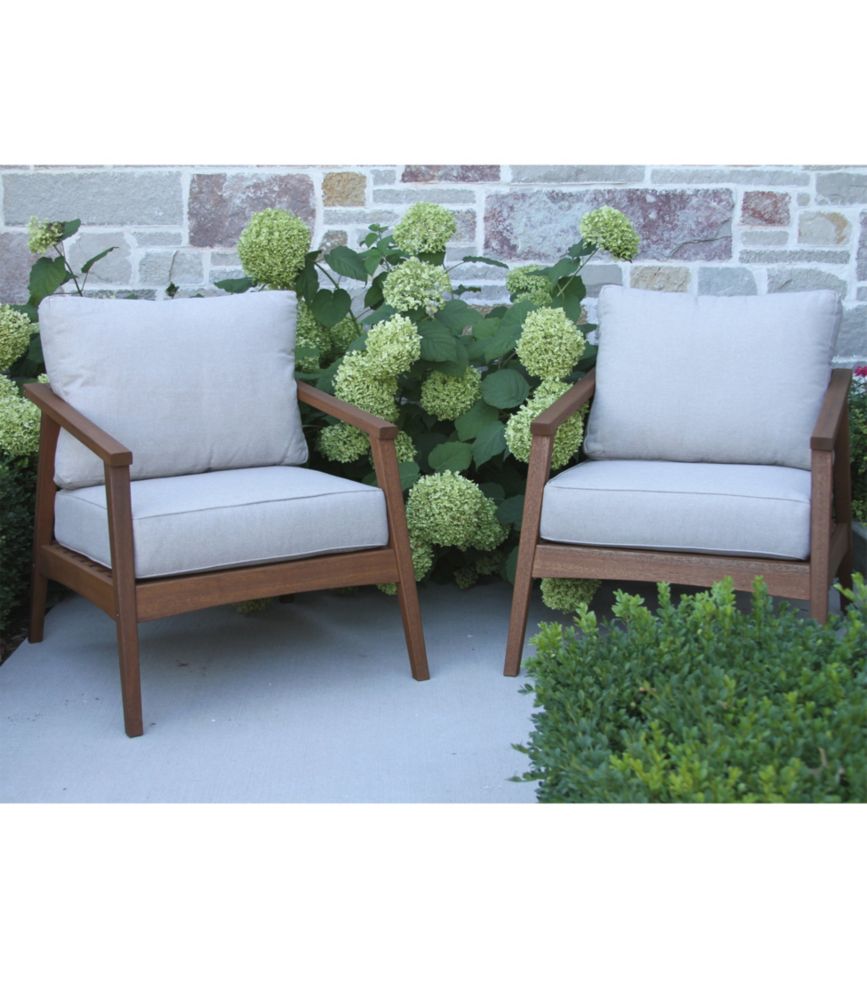 Eucalyptus Patio Chair, Set of Two
