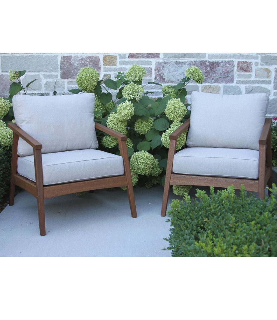 Eucalyptus Patio Chair, Set of Two