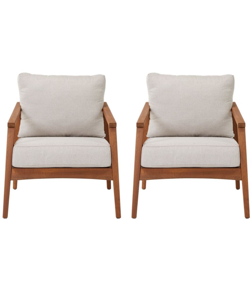 Eucalyptus Patio Chair, Set of Two Chairs at L.L.Bean