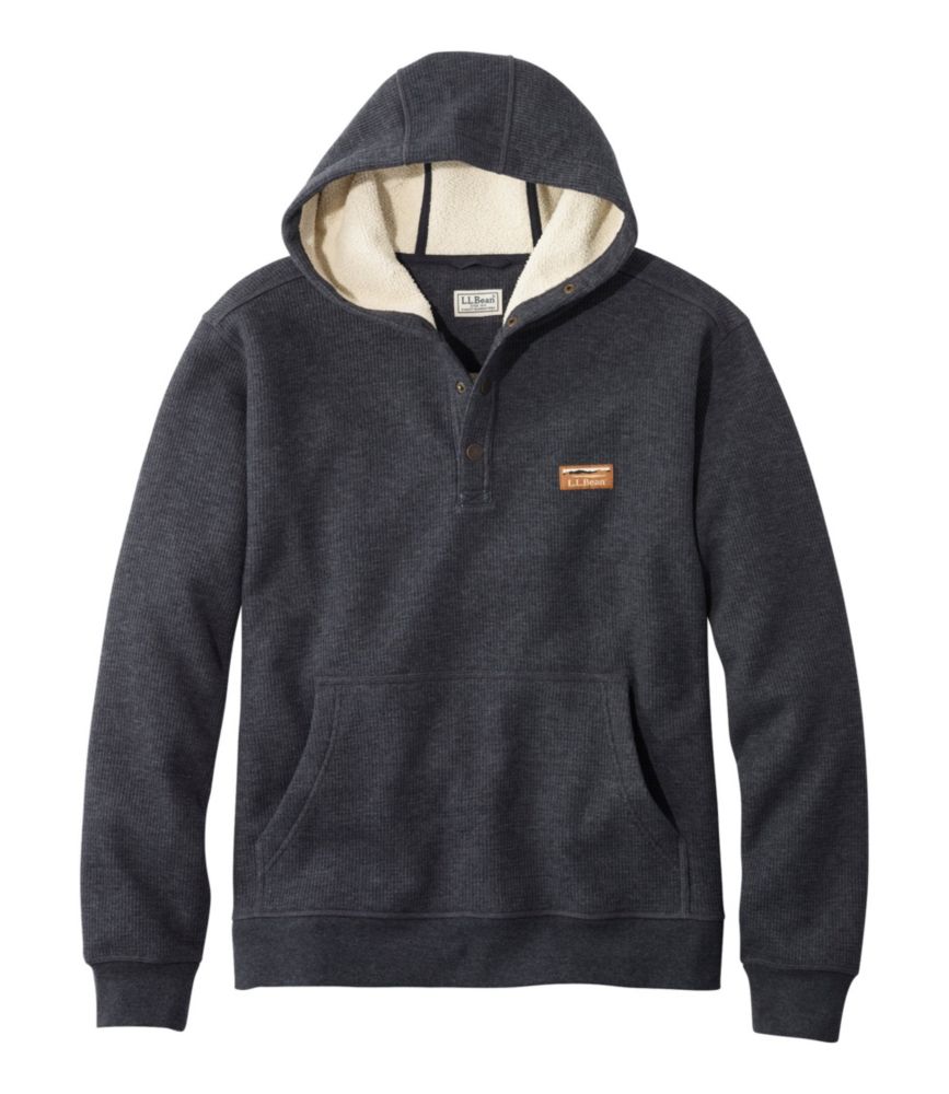 Men's Katahdin Iron Works® Bonded Waffle Fleece, Hooded Sweatshirt, , small image number 1