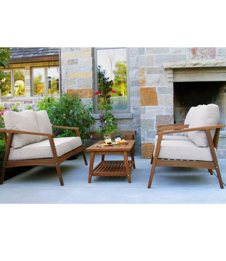 Eucalyptus 4Piece Patio Set Sofas & Sets at L.L.Bean