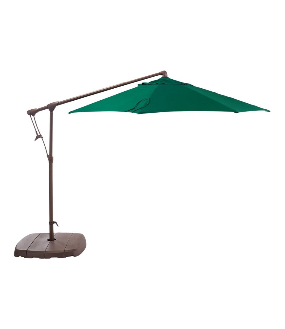 Sunbrella Market Cantilever 10' Octagon Umbrella with Stand Set