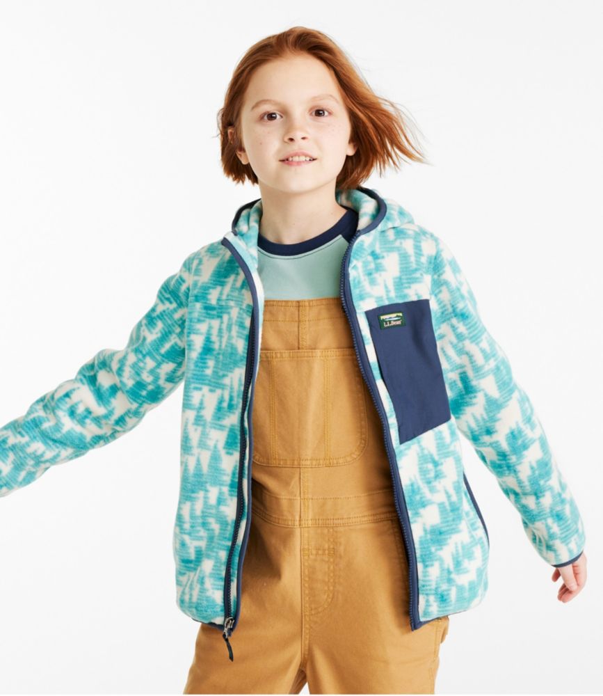 Kids' Retro Mountain Classic Fleece Jacket, Print, , small image number 2