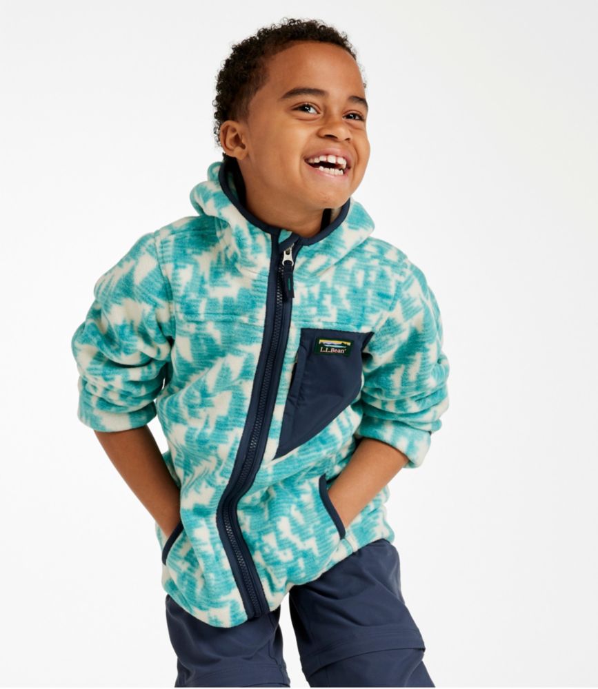 Kids' Retro Mountain Classic Fleece Jacket, Print, , small image number 3