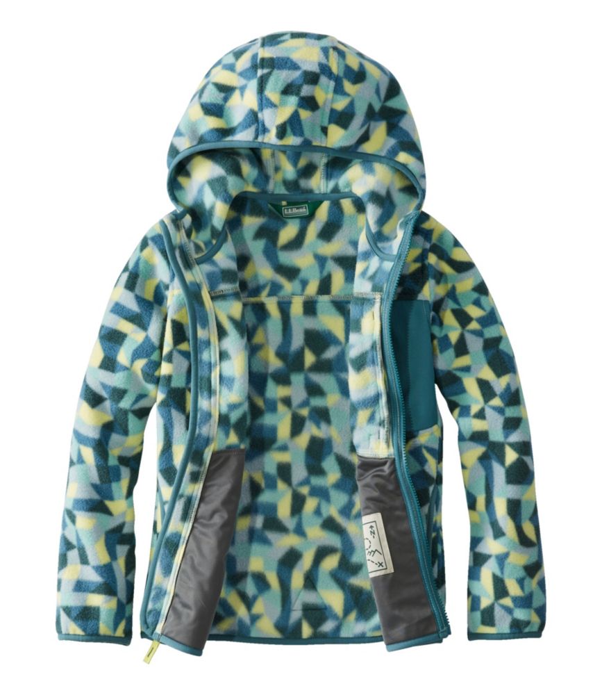 Kids' Retro Mountain Classic Fleece Jacket, Print, Silver Birch Forest Print, small image number 5