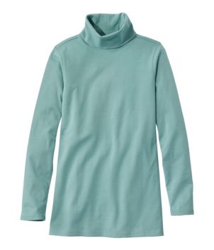 Women's L.L.Bean Tee, High-Neck Tunic Long-Sleeve