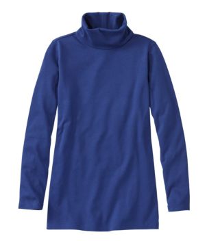 Women's L.L.Bean Tee, High-Neck Tunic Long-Sleeve