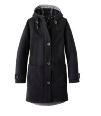 Women's Classic Lambswool Duffel Coat, Pattern
