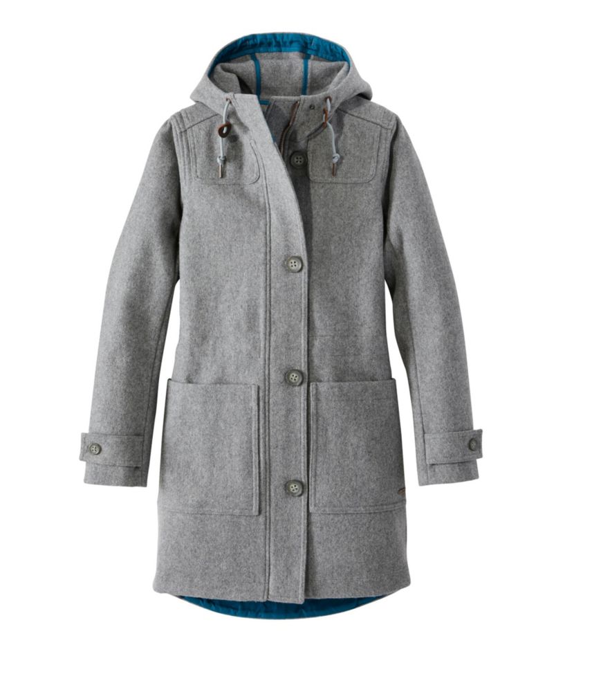 Women's Bean's West End Wool Coat, Graystone, small image number 1