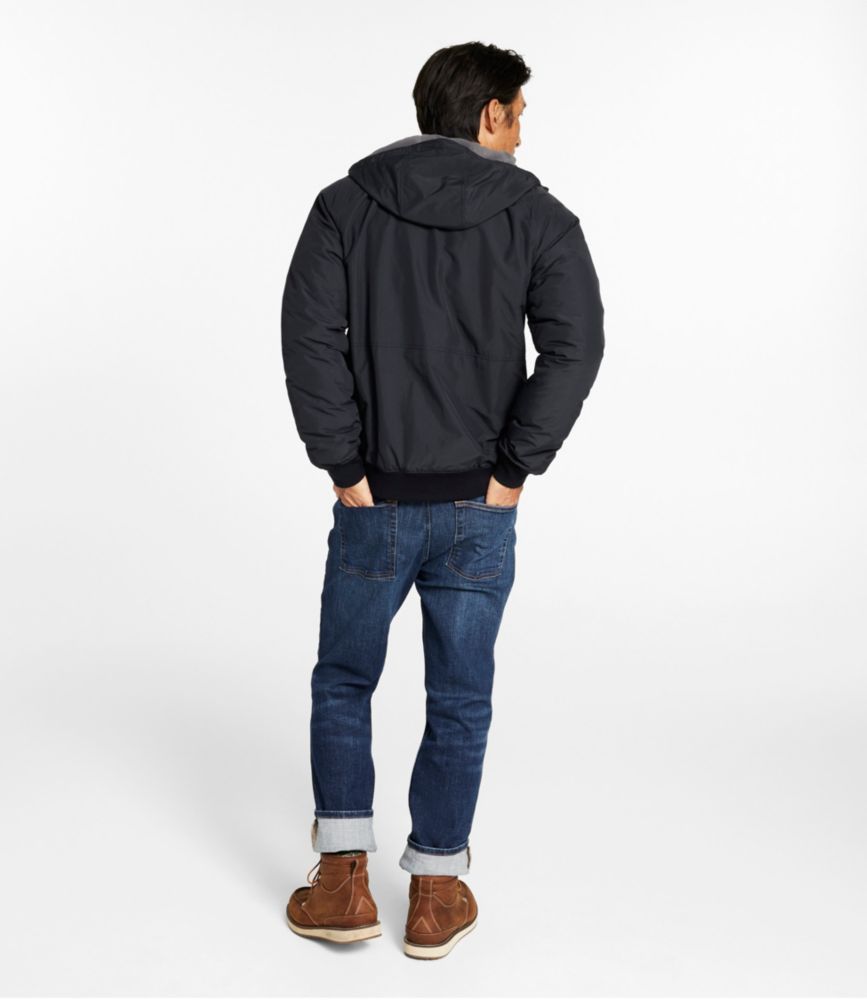 Men's Insulated 3-Season Bomber Hooded Jacket | Insulated Jackets at L.L.Bean