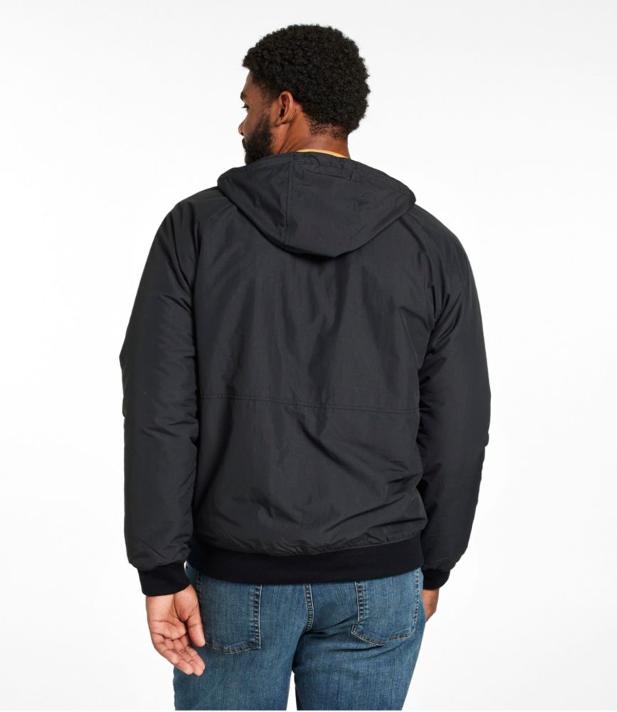 Men's Insulated 3-Season Bomber Hooded Jacket