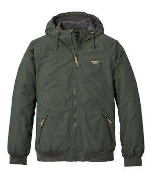 Men's Insulated 3-Season Bomber Hooded Jacket