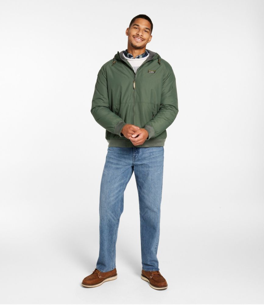 Men's Insulated 3-Season Bomber Hooded Jacket | Insulated Jackets at L.L.Bean