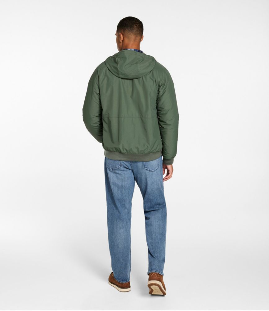 Men's Insulated 3-Season Bomber Hooded Jacket | Insulated Jackets at L.L.Bean