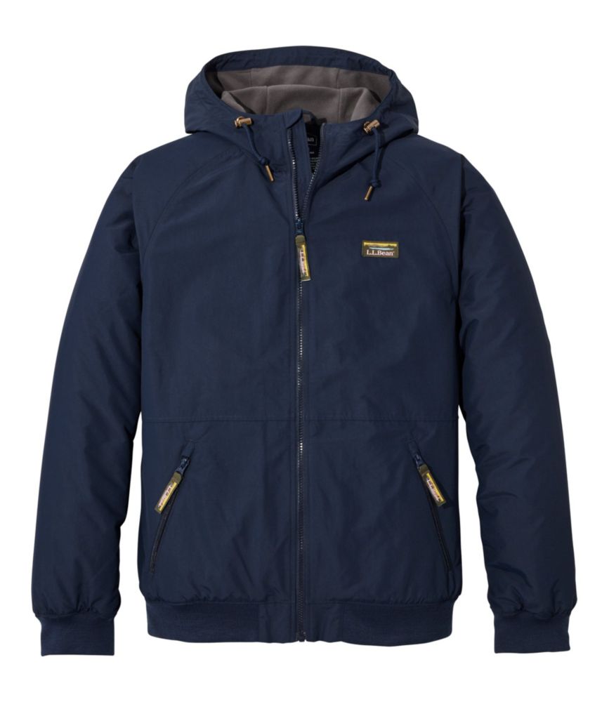 Men's Insulated 3-Season Bomber Hooded Jacket, Nautical Navy, small image number 1