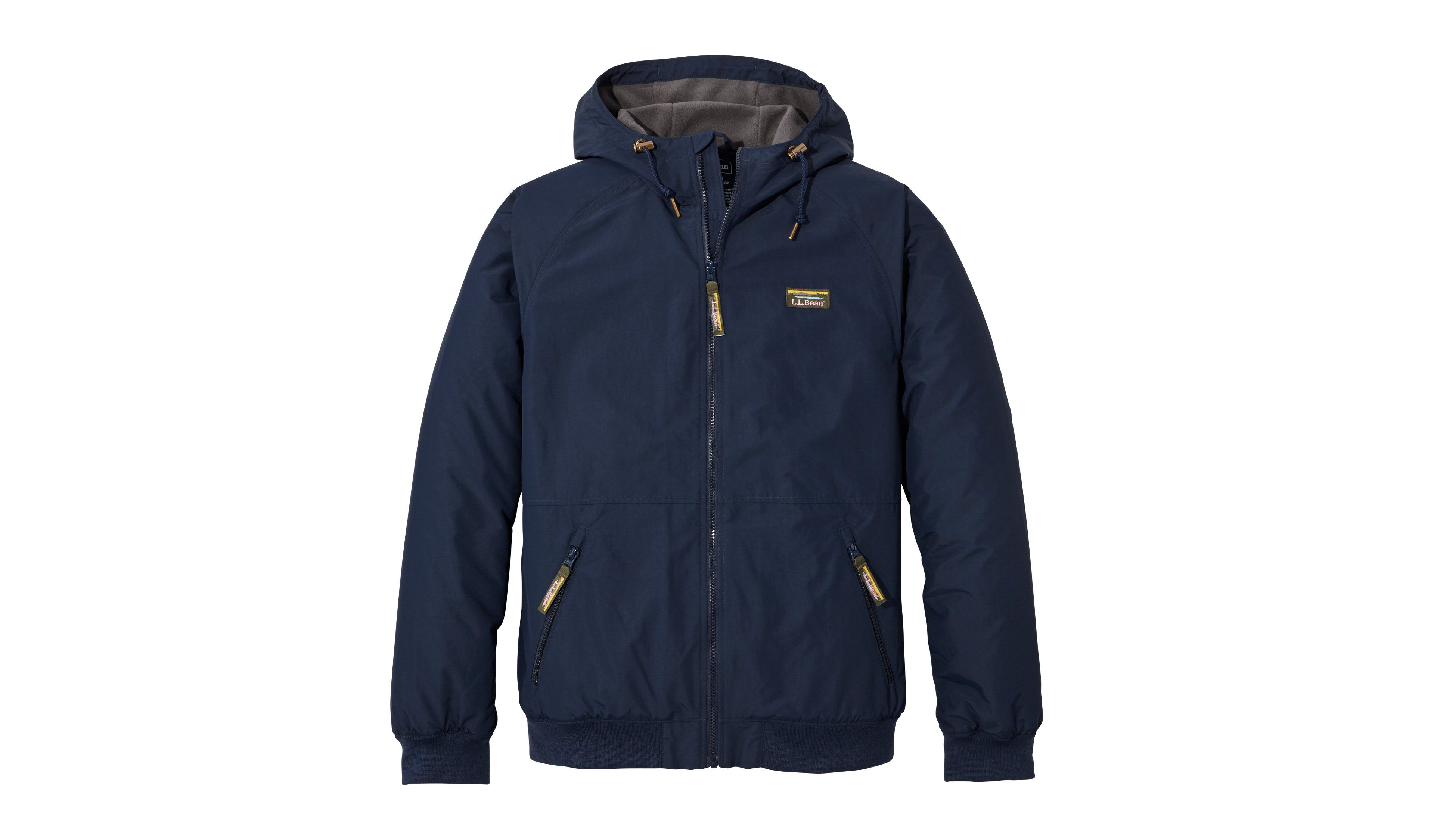 Men's Insulated 3-Season Bomber Hooded Jacket
